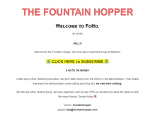 Tablet Screenshot of fountainhopper.com